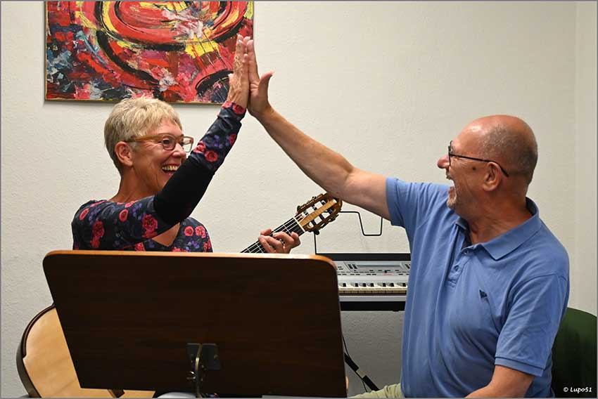 Unterricht während des Gitarren-Festivals Iserlohn