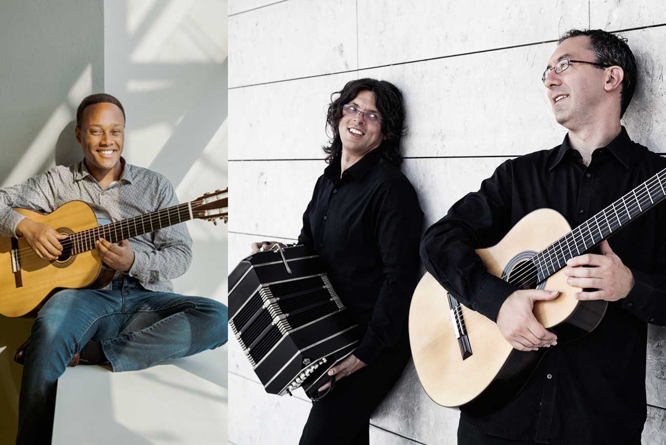 Concert during Guitar Festival Iserlohn 2026 : Left: Raphaelle Feuillartre | Rechts: Bandini & Chiacchiaretta